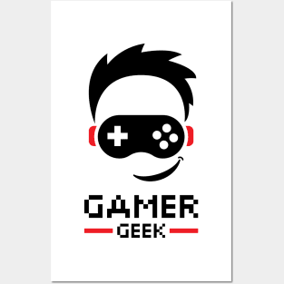 Gamer Geek Design for Gaming Lover Boys Men Girls Women Kids Posters and Art